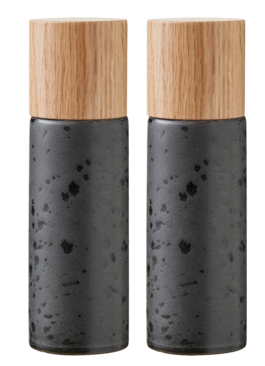 Bitz Salz-& Pfefferset black 17 cm