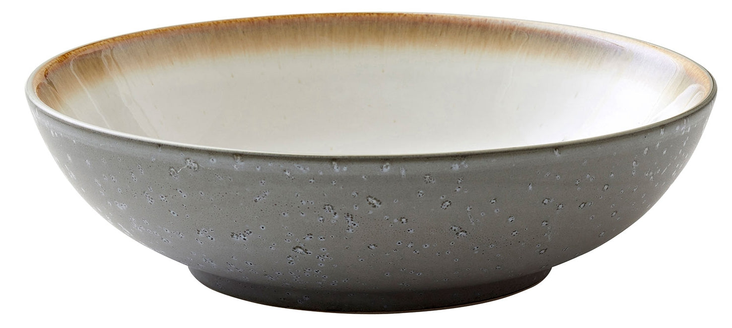 Bitz Salatbowl grey / cream 24 cm