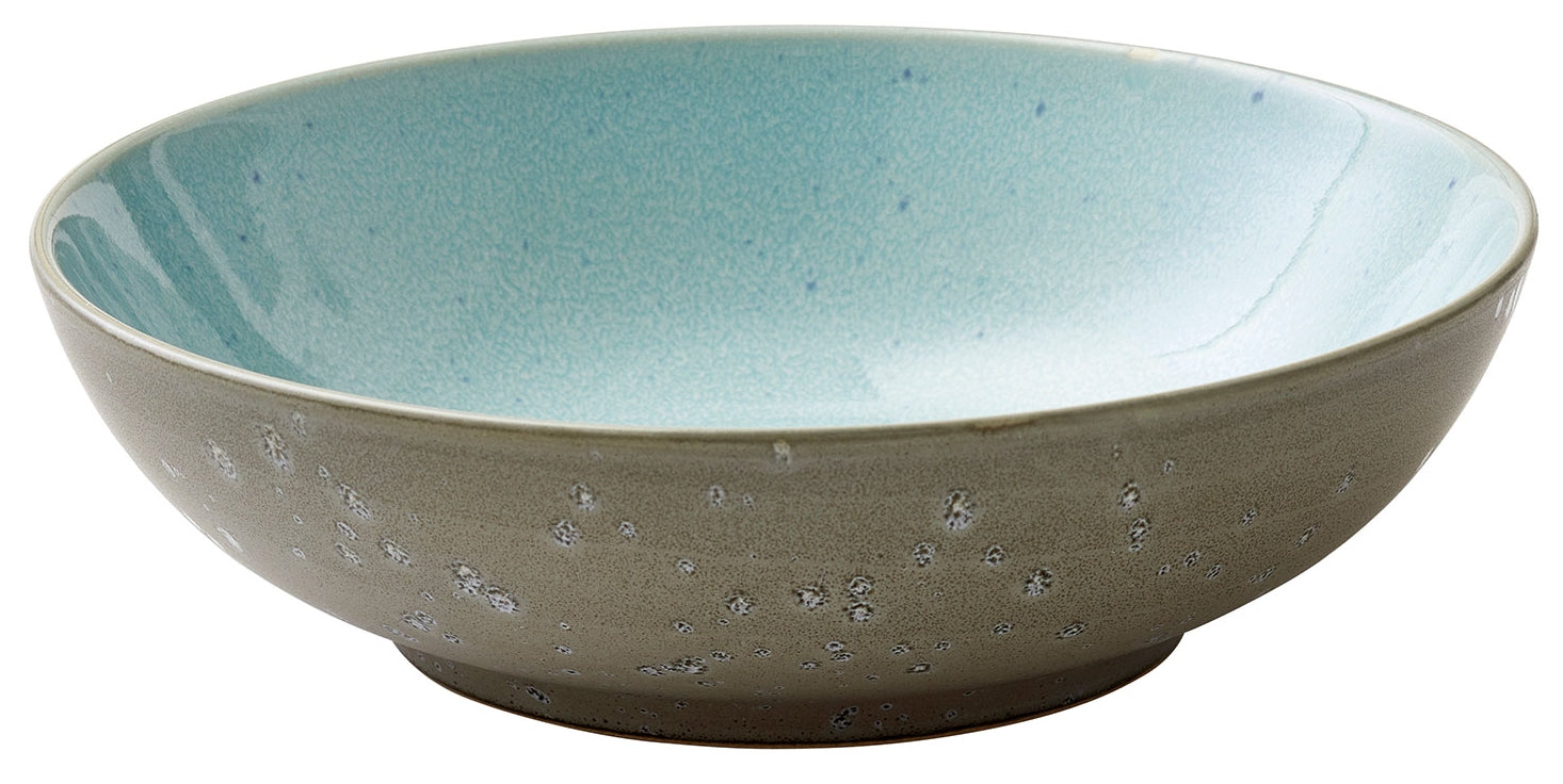 Bitz Salatbowl grey / light blue 24 cm