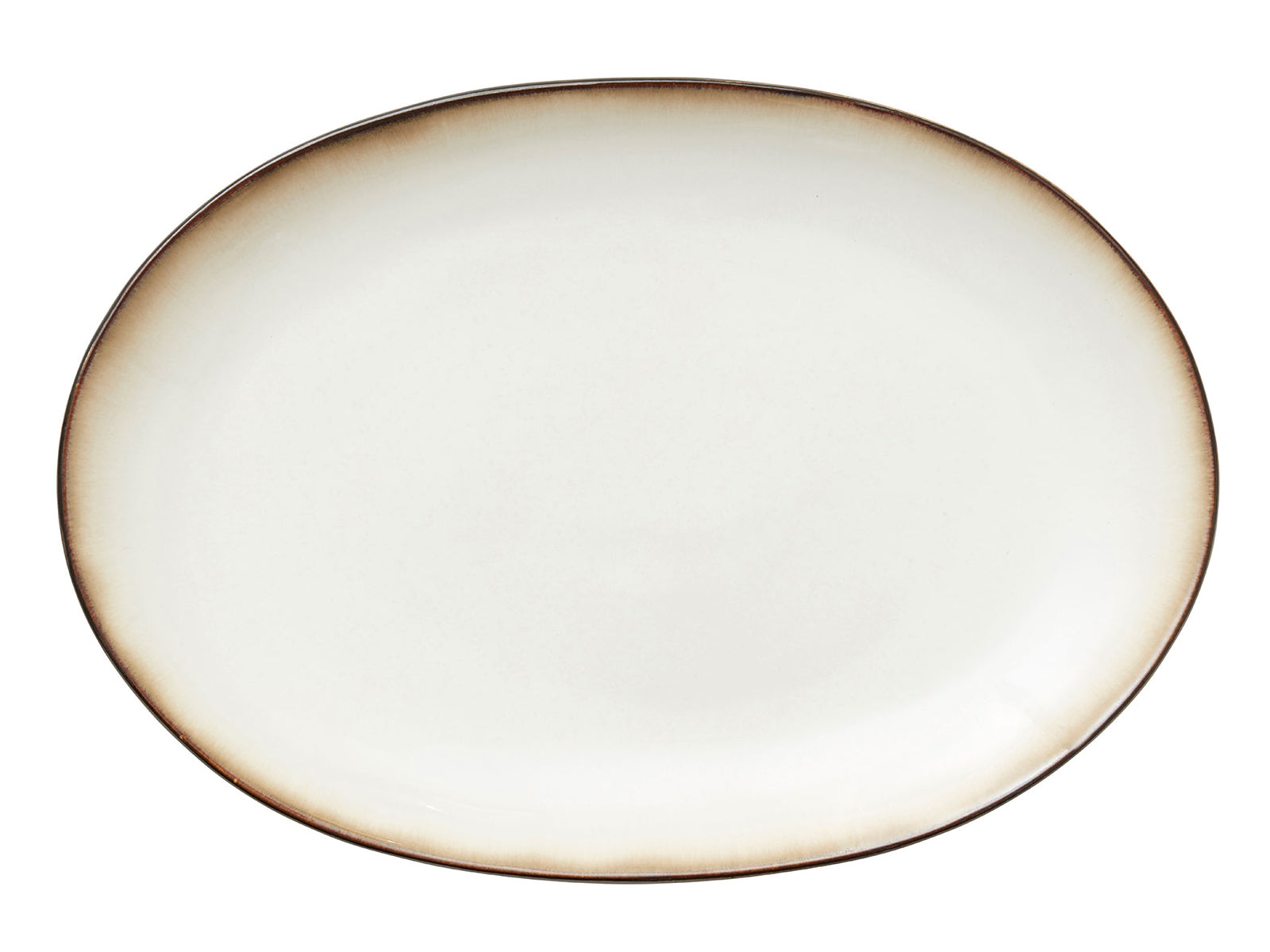 Bitz Platte black / cream 36 x 25 cm