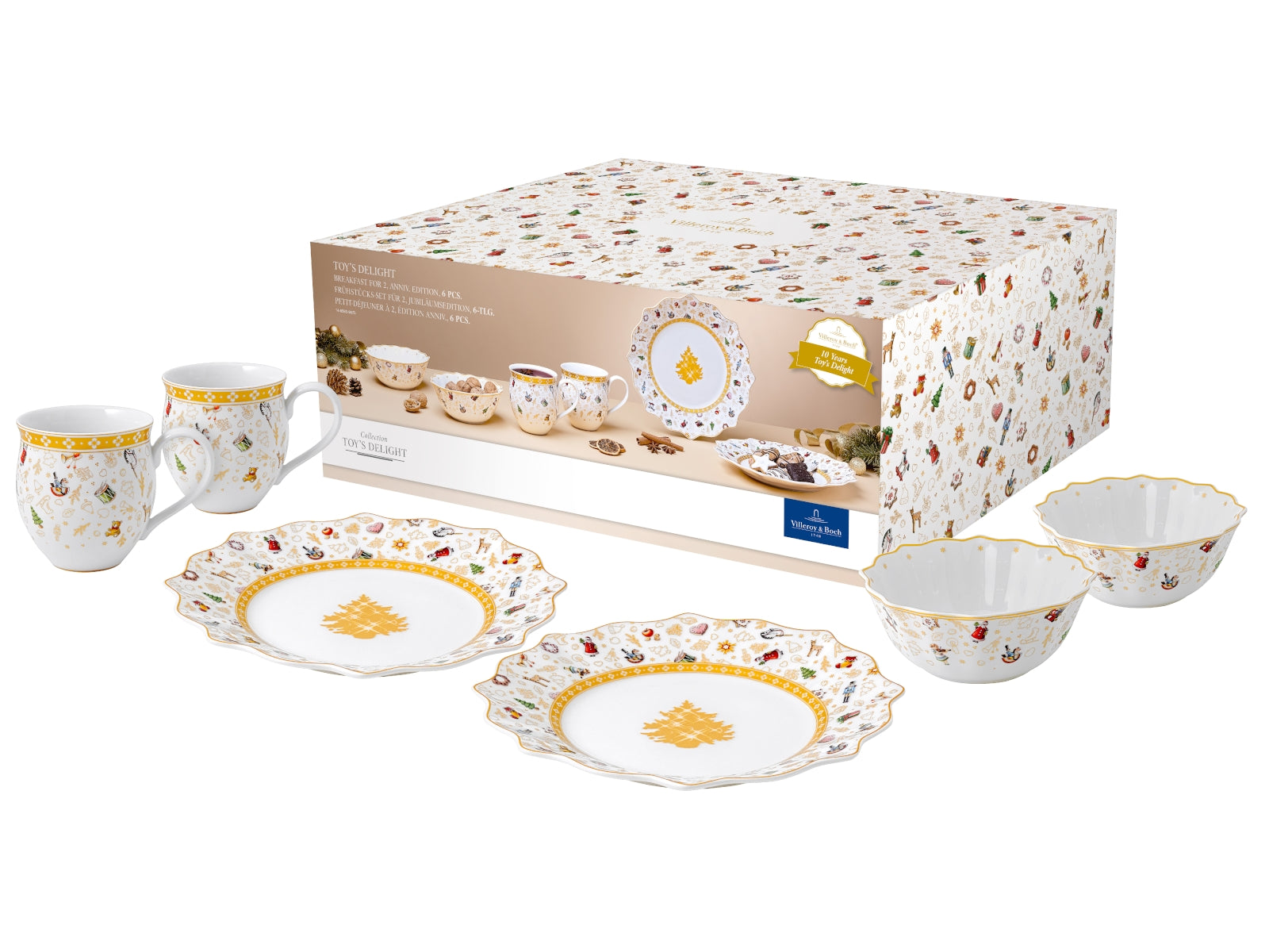 Villeroy & Boch Toy's Delight Frühstücks-Set 6tlg. Jubiläumsed.