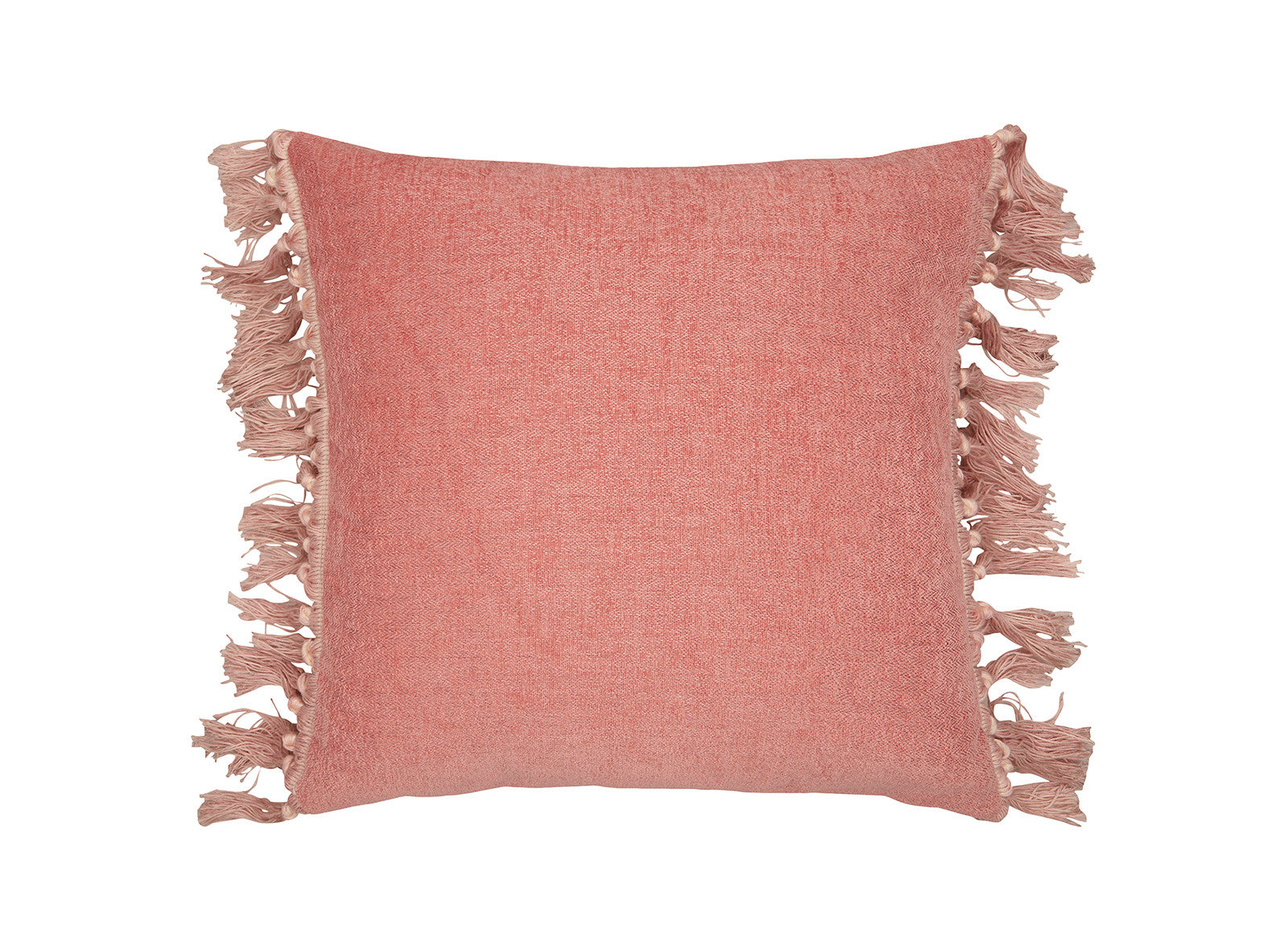 Greengate Kissenhülle mit Fransen Pfirsich 45 x 45 cm