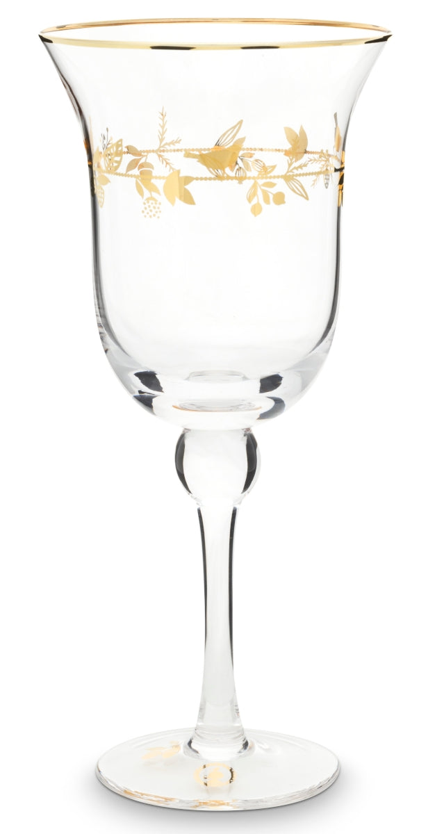 PIP STUDIO Winter Wonderland Gold Weinglas 0,36 l