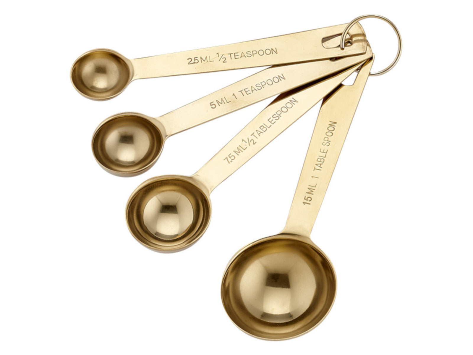 ladelle Lawson Messlöffelset Gold 4tlg.