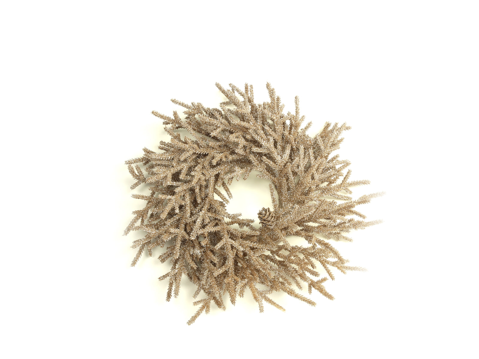 Decostar Farlow Kranz rund hellbraun S