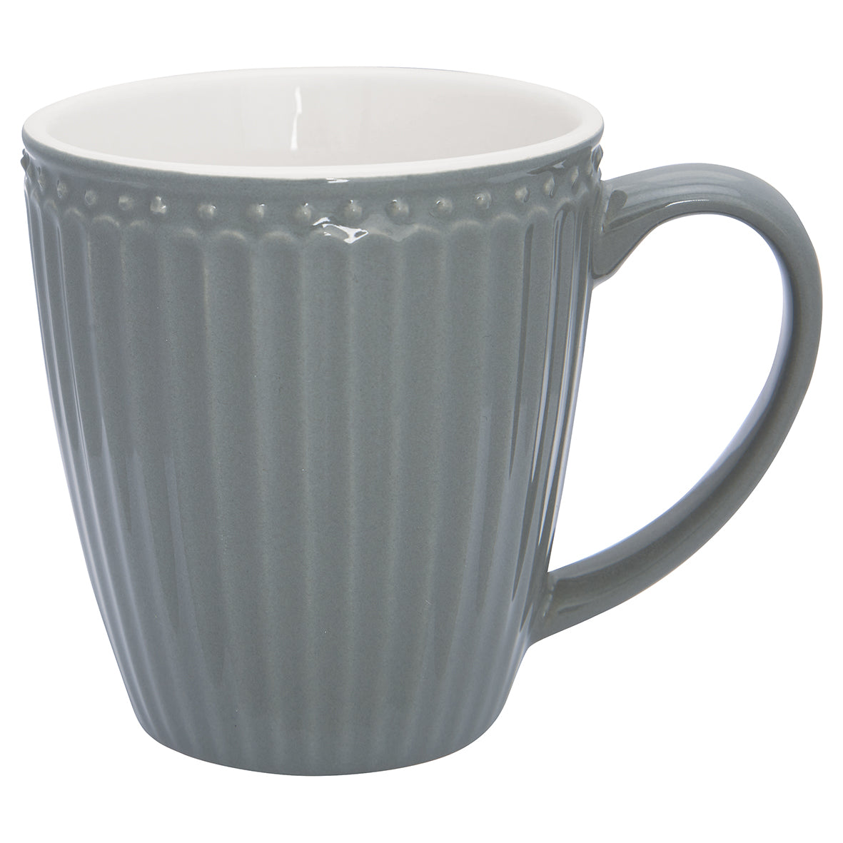Greengate Alice Becher mit Henkel stone grey 0,4 l