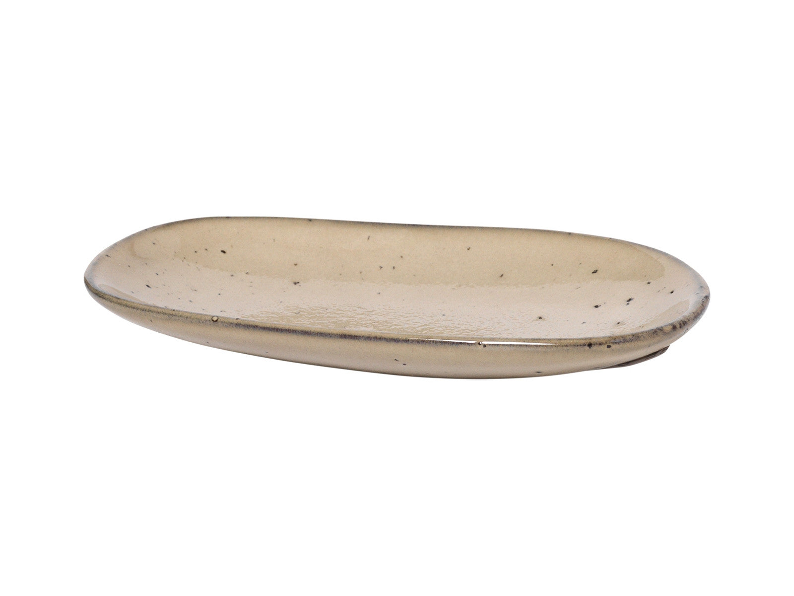 Broste Copenhagen Larni Beige Platte 12 cm Freisteller 