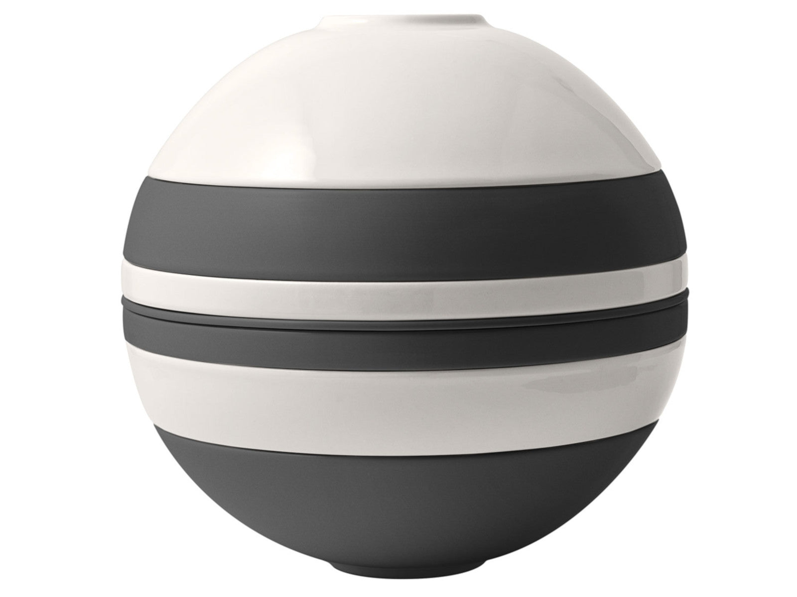 Villeroy & Boch Iconic La Boule schwarz & weiss Ø 24 cm