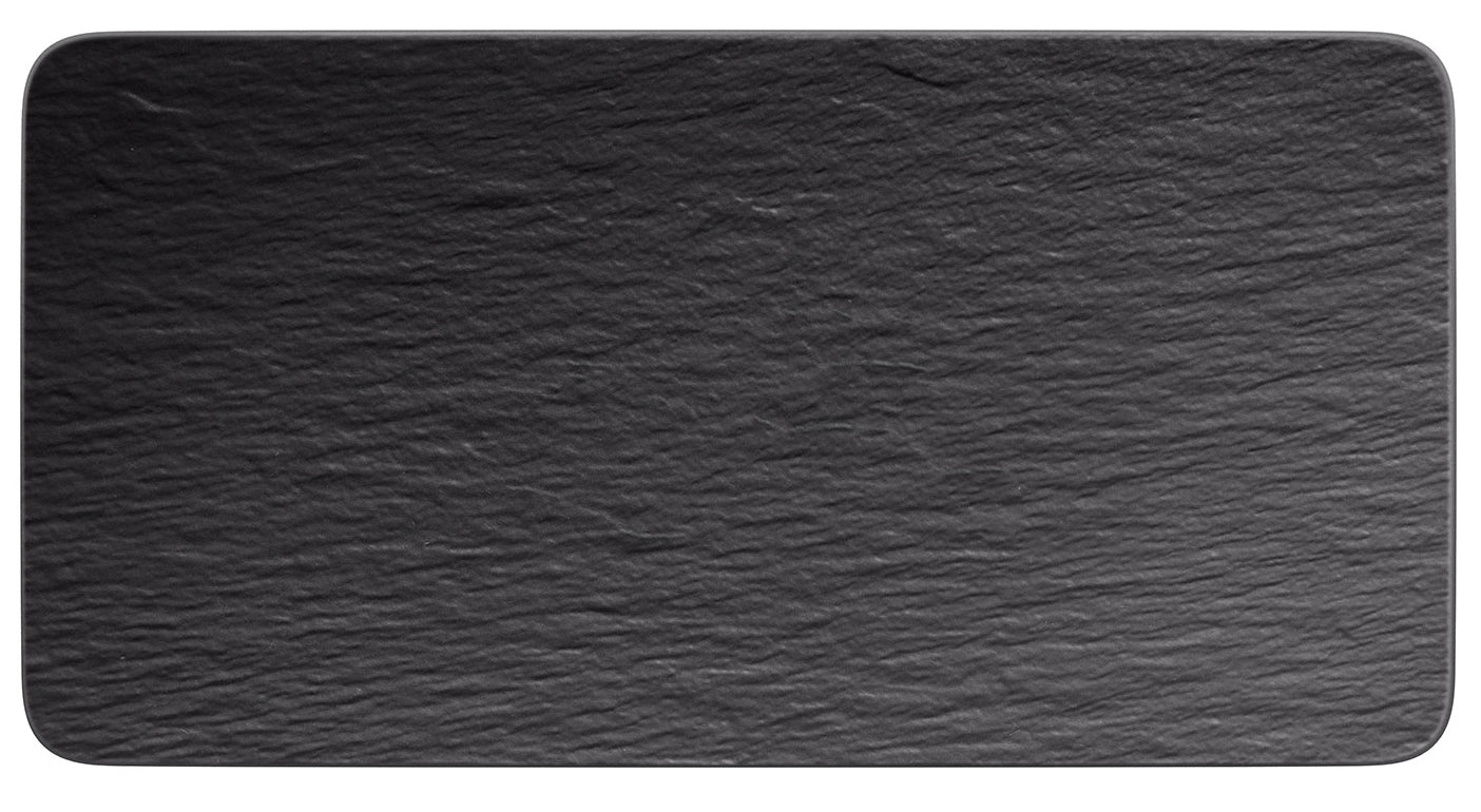 Villeroy & Boch Manufacture Rock Servierplatte rechteckig 35 cm