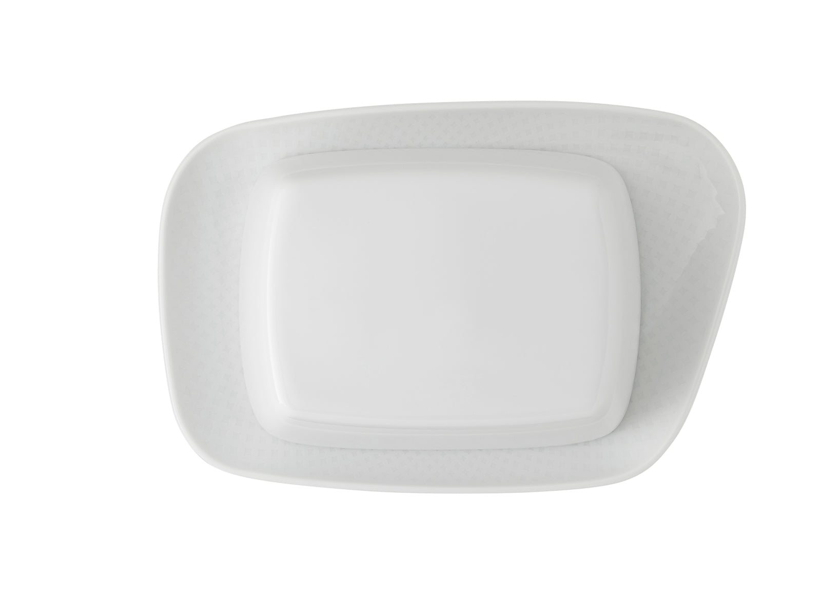 Rosenthal Junto Weiss Butterdose 250 g