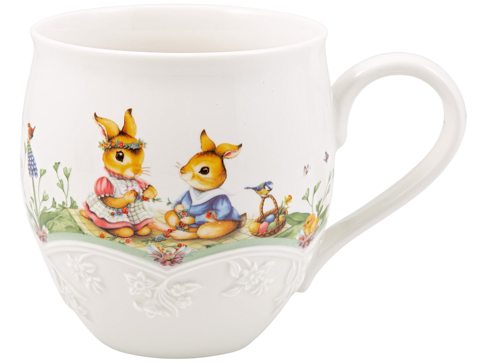 Villeroy & Boch Spring Fantasy Becher mit Henkel Blumenwiese 0,53l