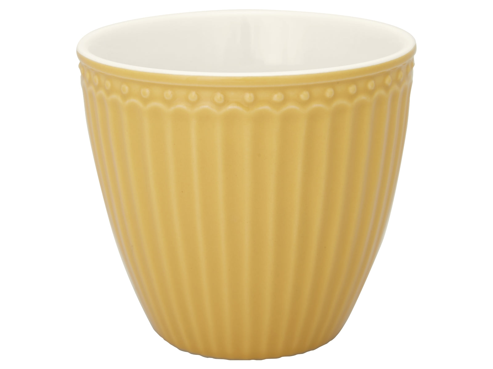 Greengate Alice Latte Cup honey mustard 0,3 l