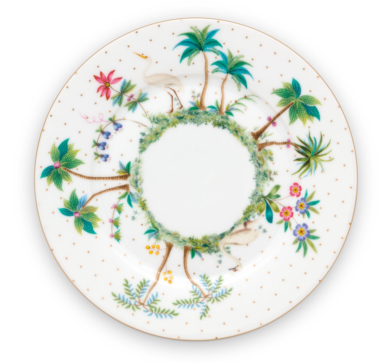 PIP STUDIO Jolie Dots Gold Teller 17 cm