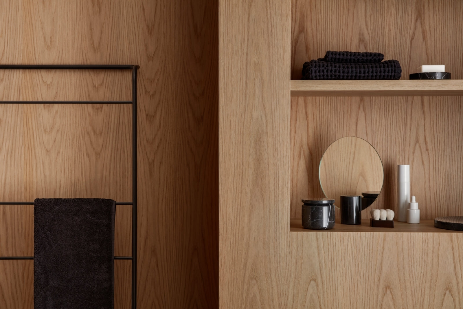 Blomus RIVA Handtuch Black 100 x 50 cm Lifestyle 1