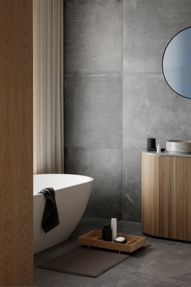 Blomus RIVA Gästehandtücher Black Set4 30 x 30 cm Lifestyle 2