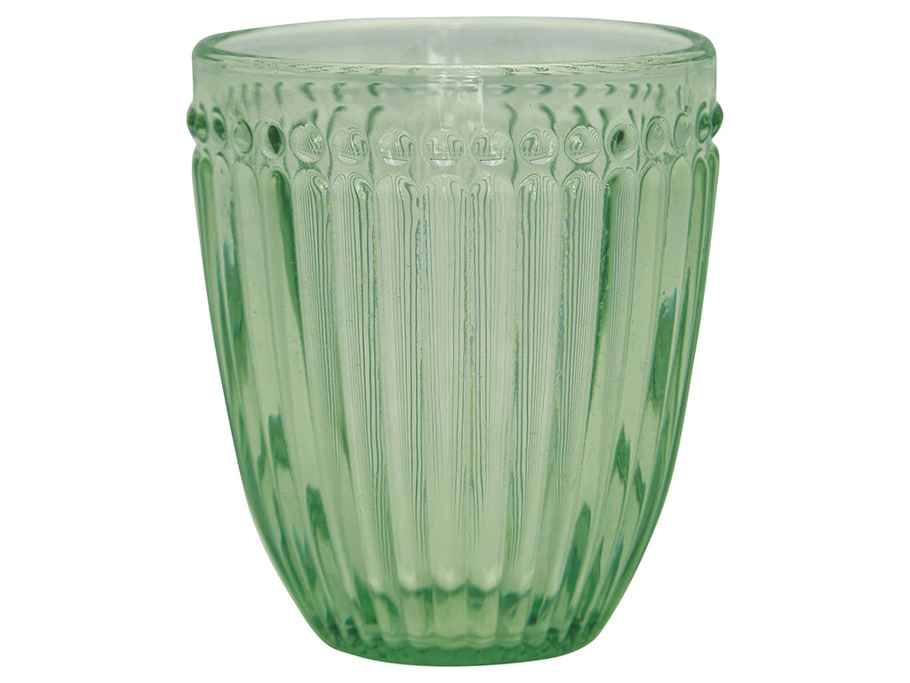 Greengate Alice Glass Water pale green 9 cm