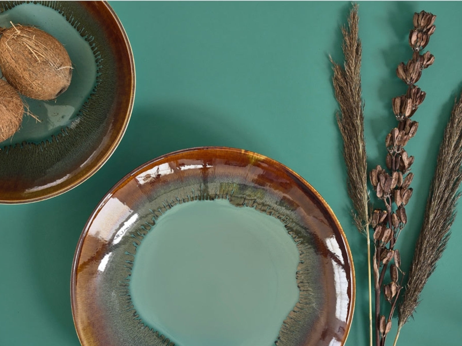 Villa Collection Servierschale blau 31 x 8,5 cm Lifestyle 2