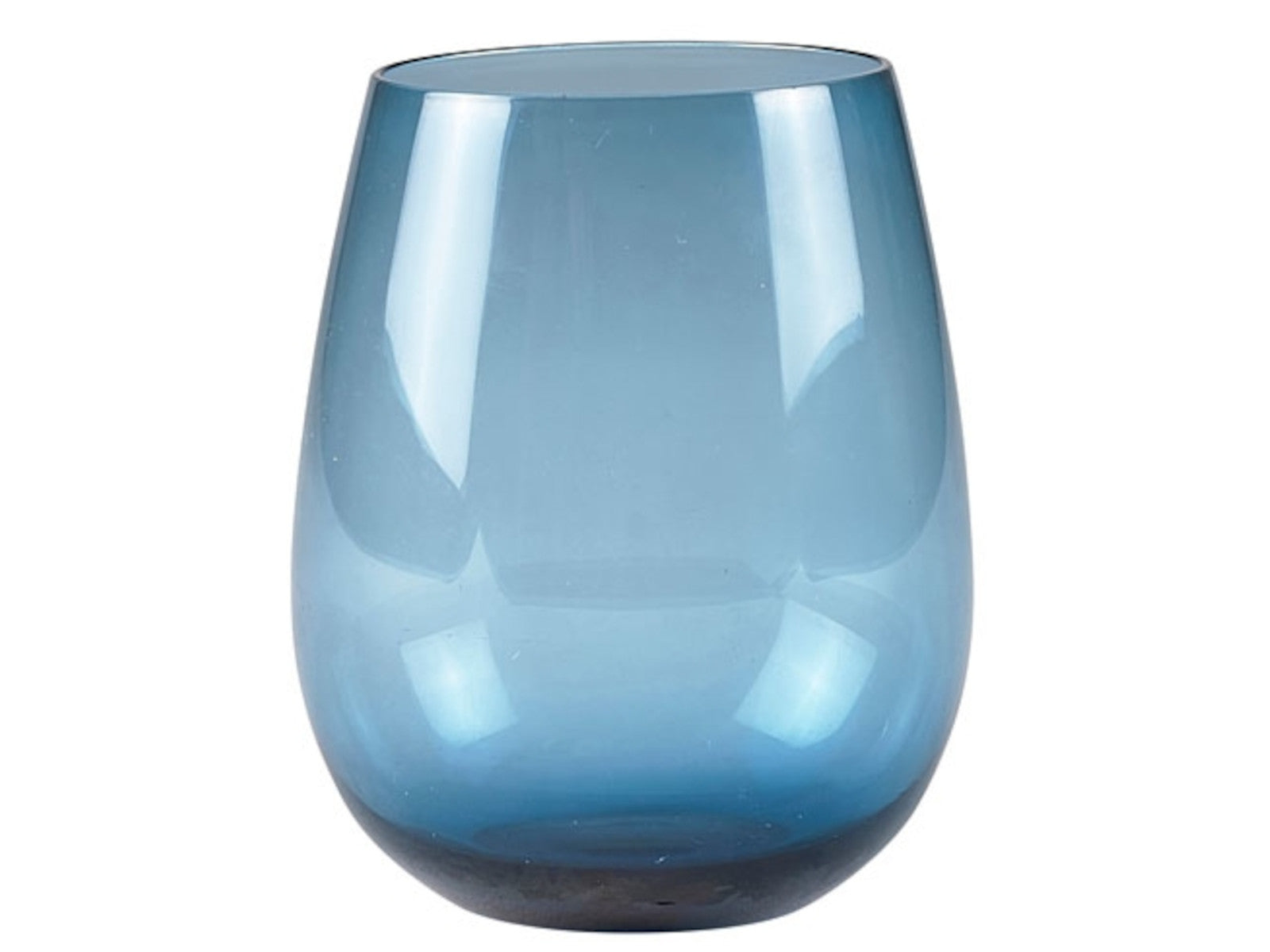 Villa Collection Trinkglas blau 0,52 l Set4 Freisteller 