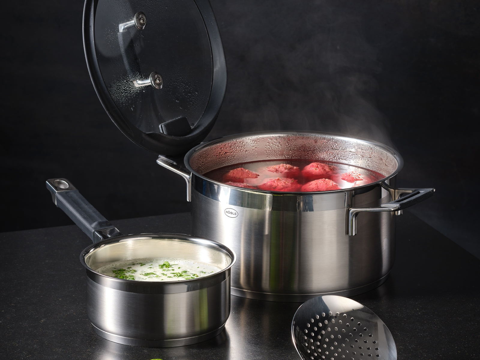 Rösle Silence® Pro Stielkasserolle ohne Deckel 16 cm