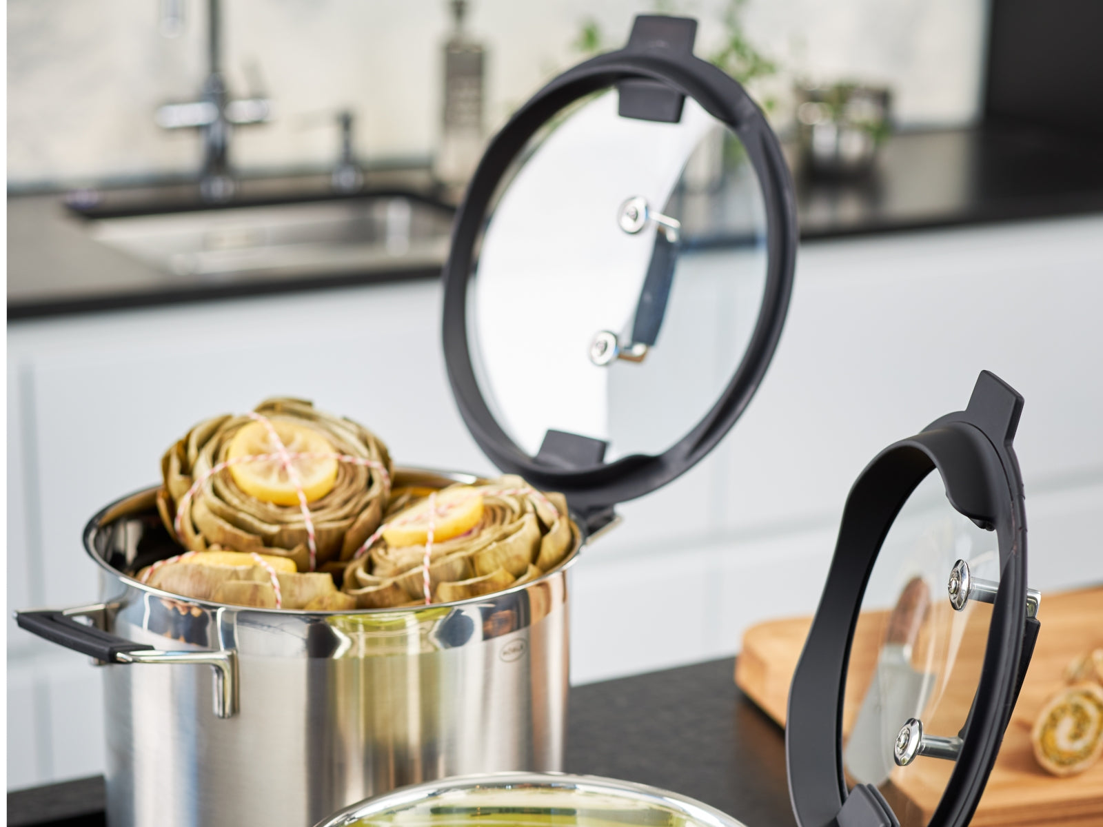 Rösle Silence® Pro Kochtopf hoch mit Deckel 24 cm - Produktbild 4