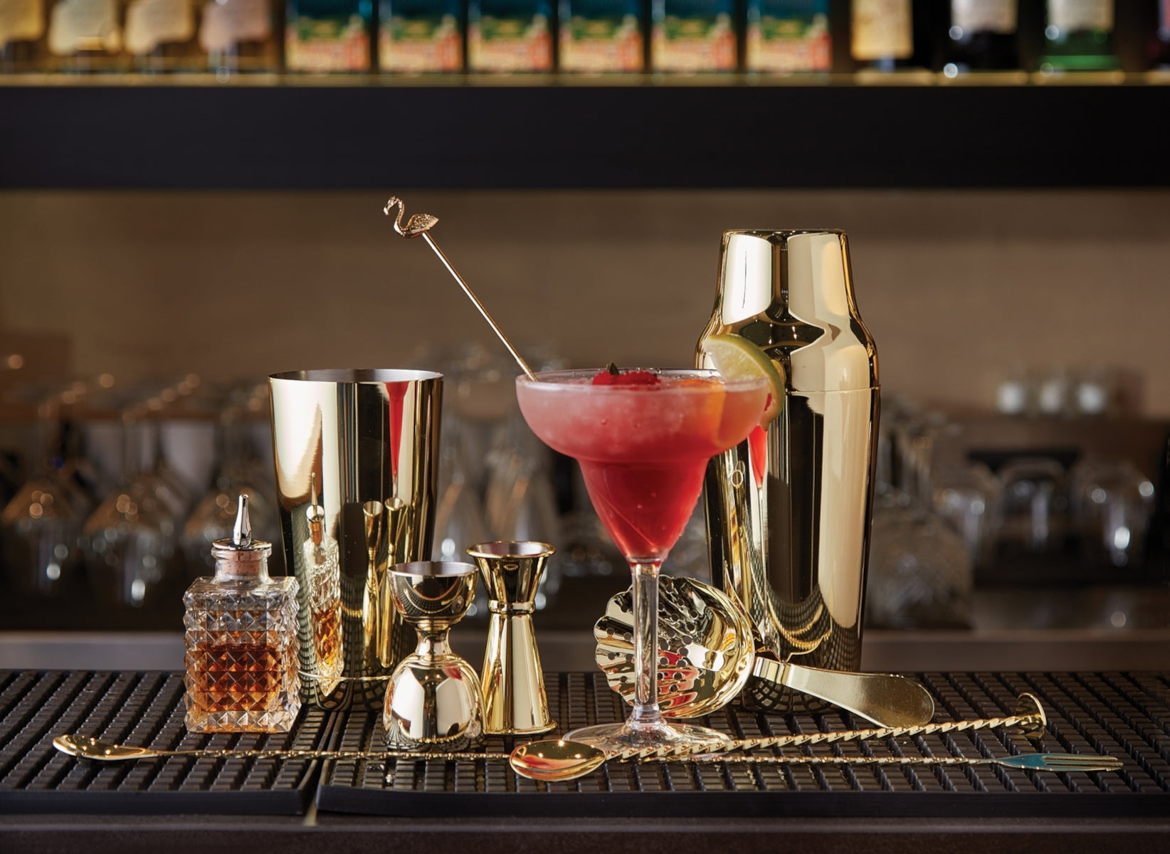 Paderno Bar Utensils Rührer Ananas kupfer Set 4 Lifestyle 1