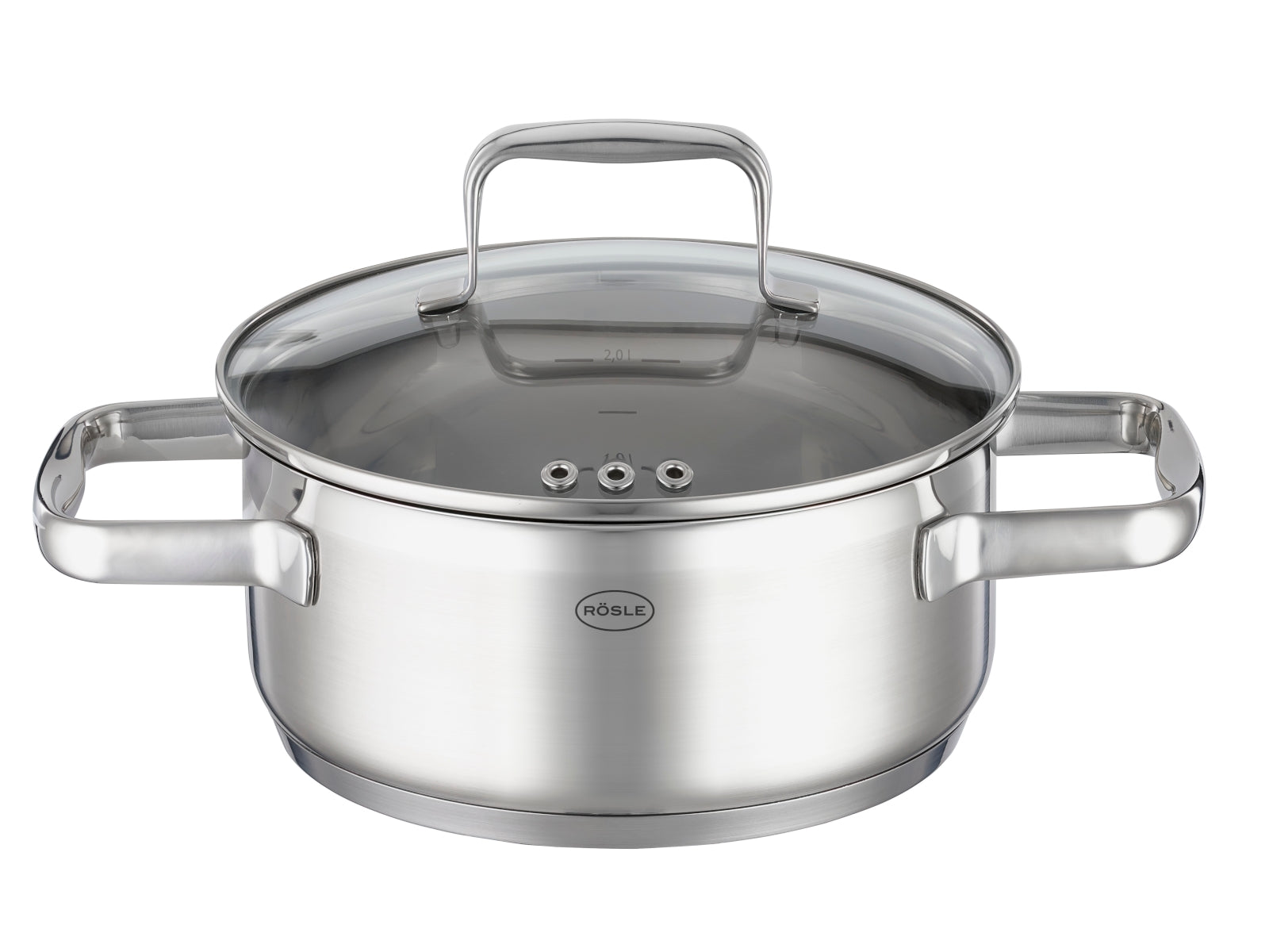 Rösle CHARM Edelstahl Bratentopf mit Deckel Ø20cm