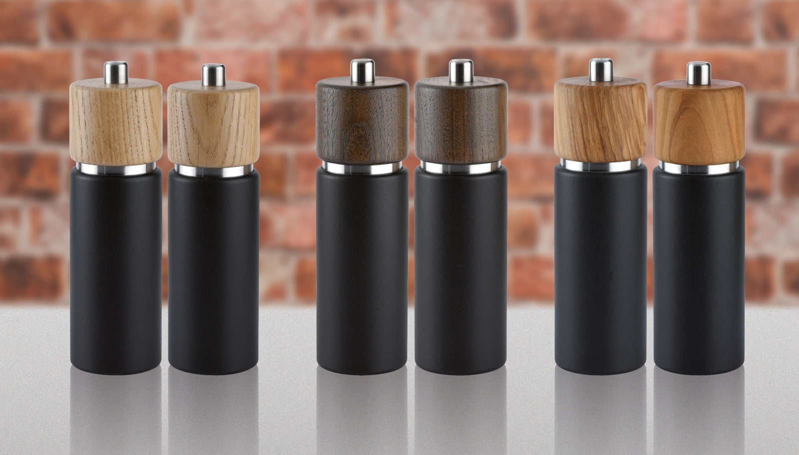 Zassenhaus Salzmühle Hannover gusseisen / Eiche 18 cm