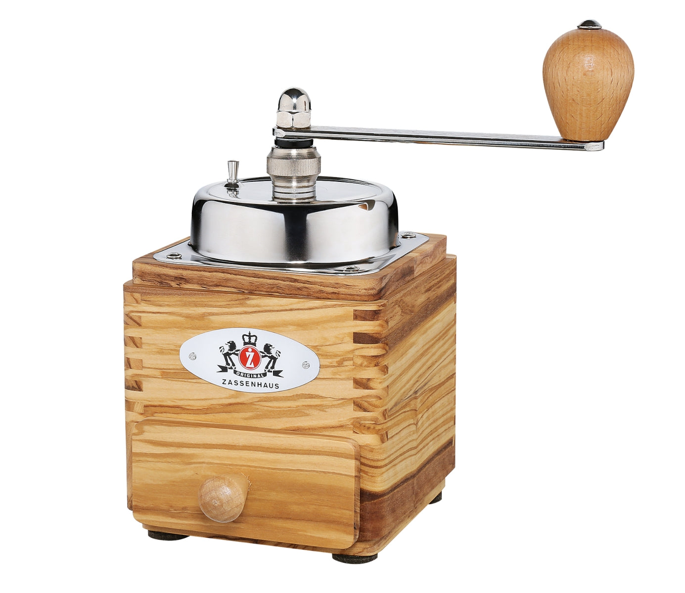 Zassenhaus Kaffeemühle Montevideo Olivenholz