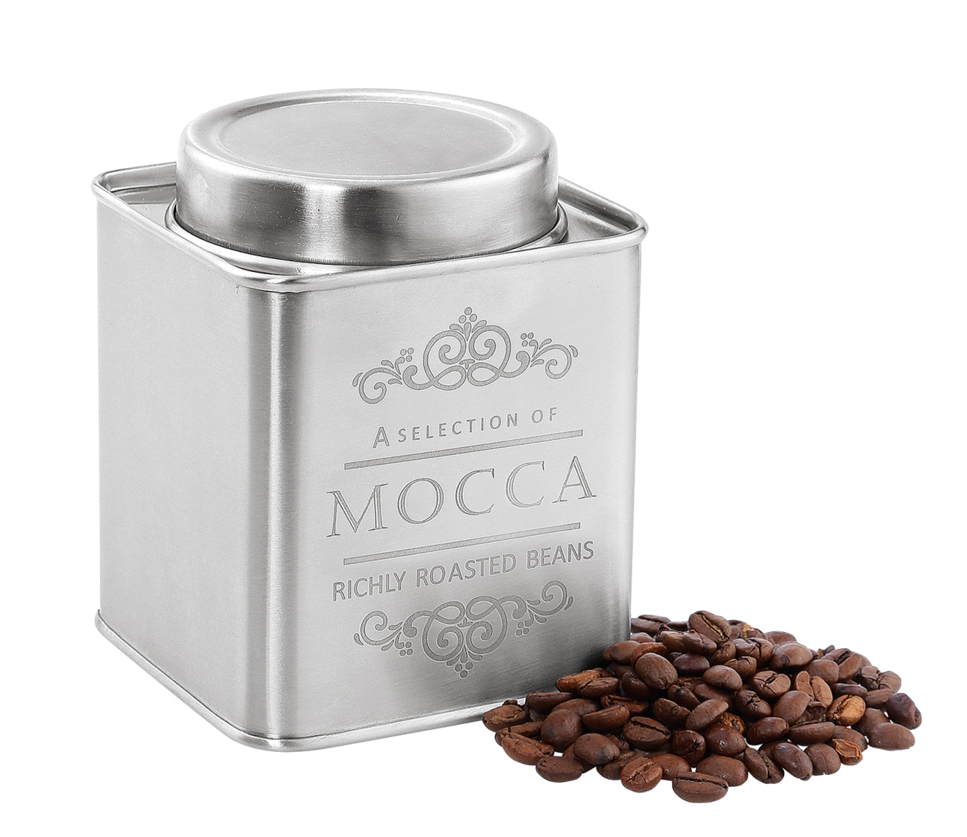Zassenhaus Vorratsdose Mocca Edelstahl 250 g