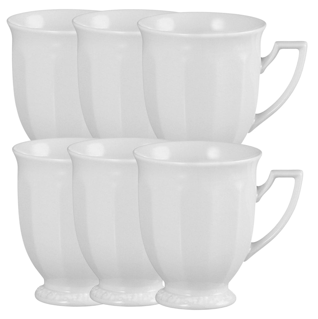 Rosenthal Maria Weiss Becher mit Henkel Set 0,3 l 6tlg