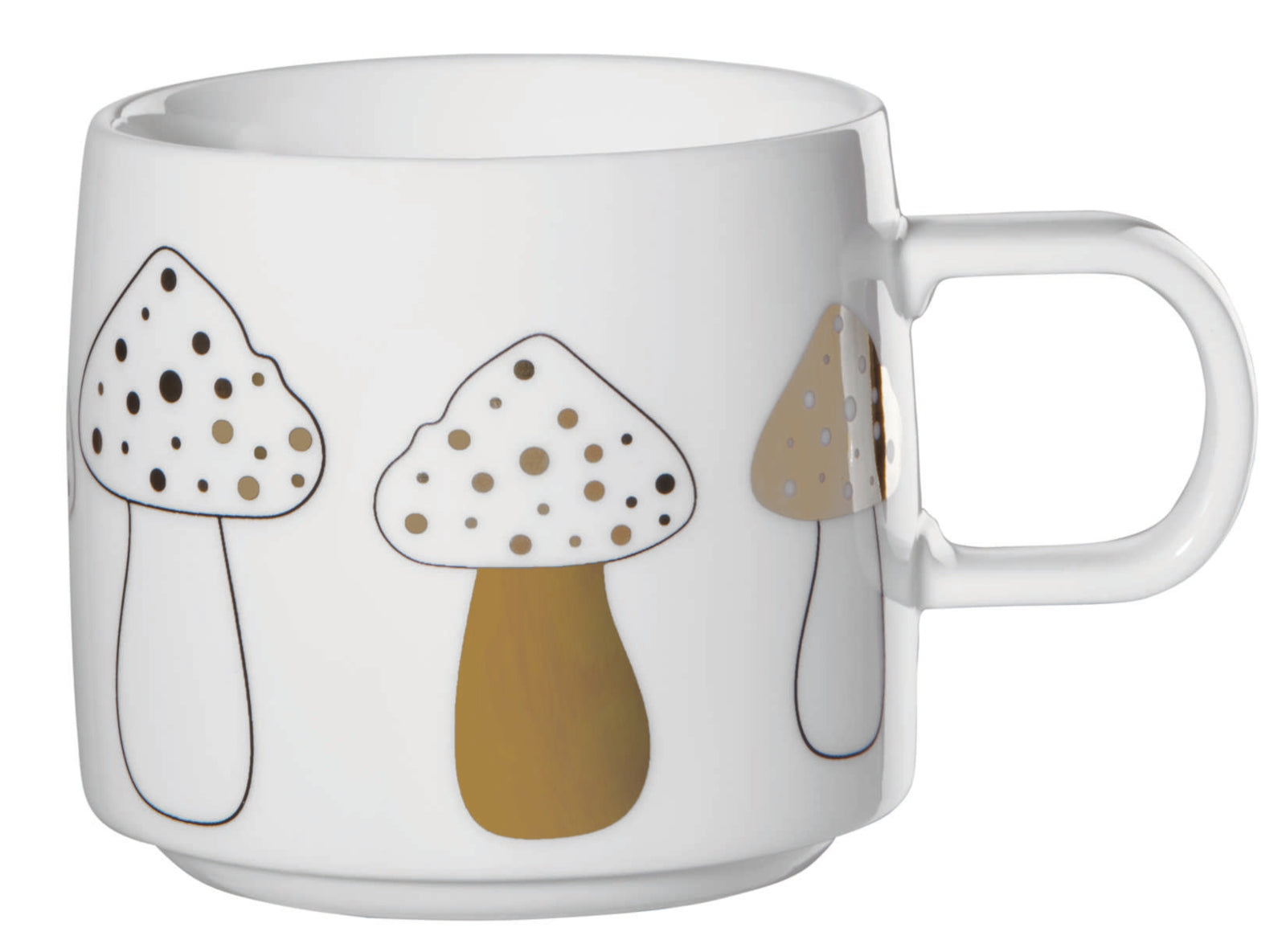 ASA Xmas Pilz I Henkelbecher weiss 0,35 l