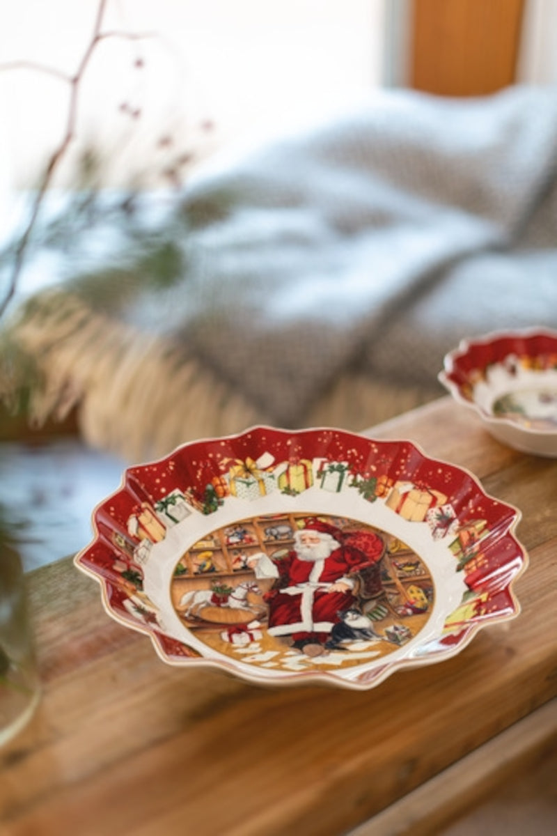 Villeroy & Boch Toy's Fantasy Schale groß Santa liest Wunschzettel Lifestyle 1