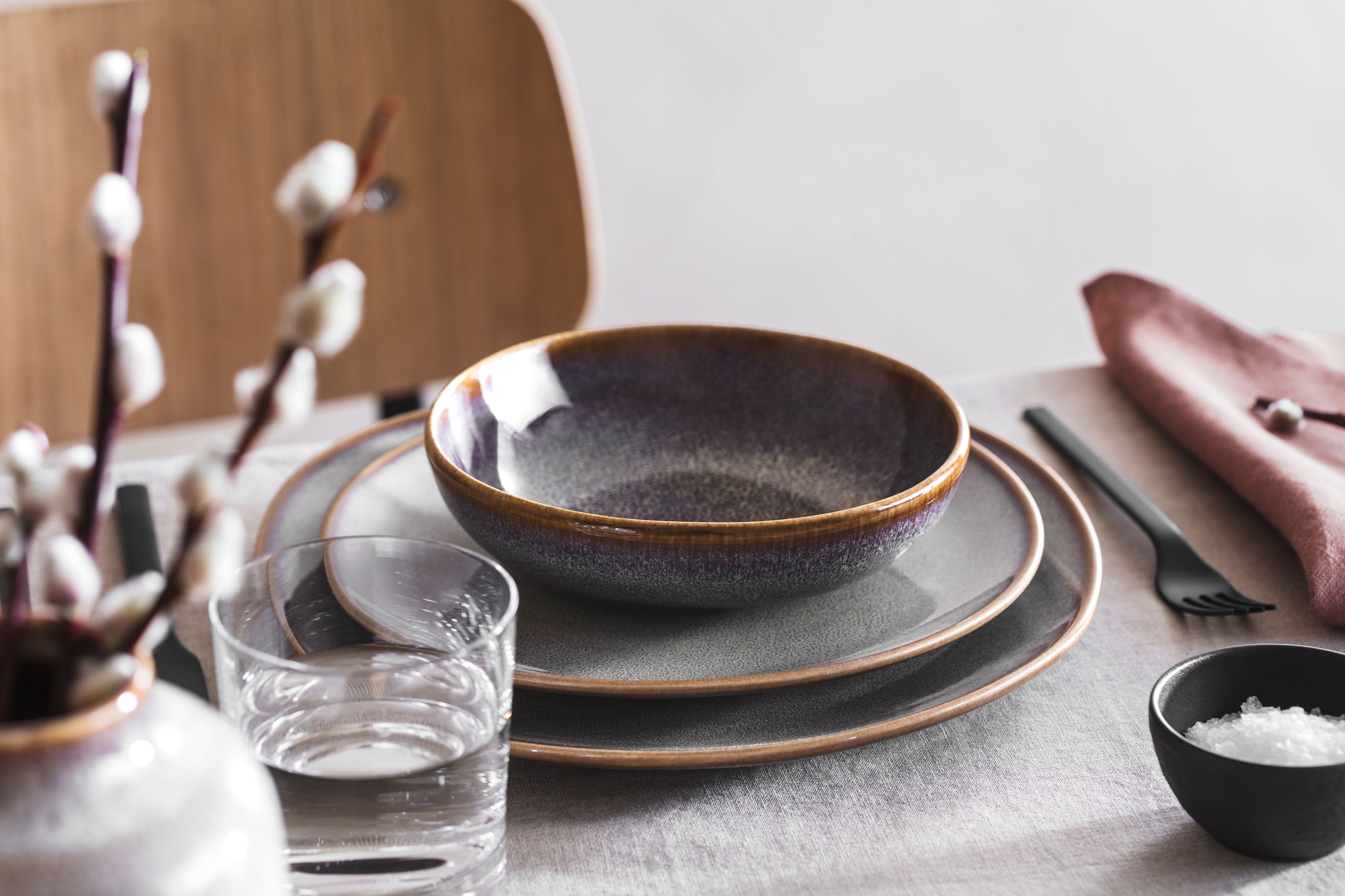 like. by Villeroy & Boch Lave beige Tafelset 12tlg