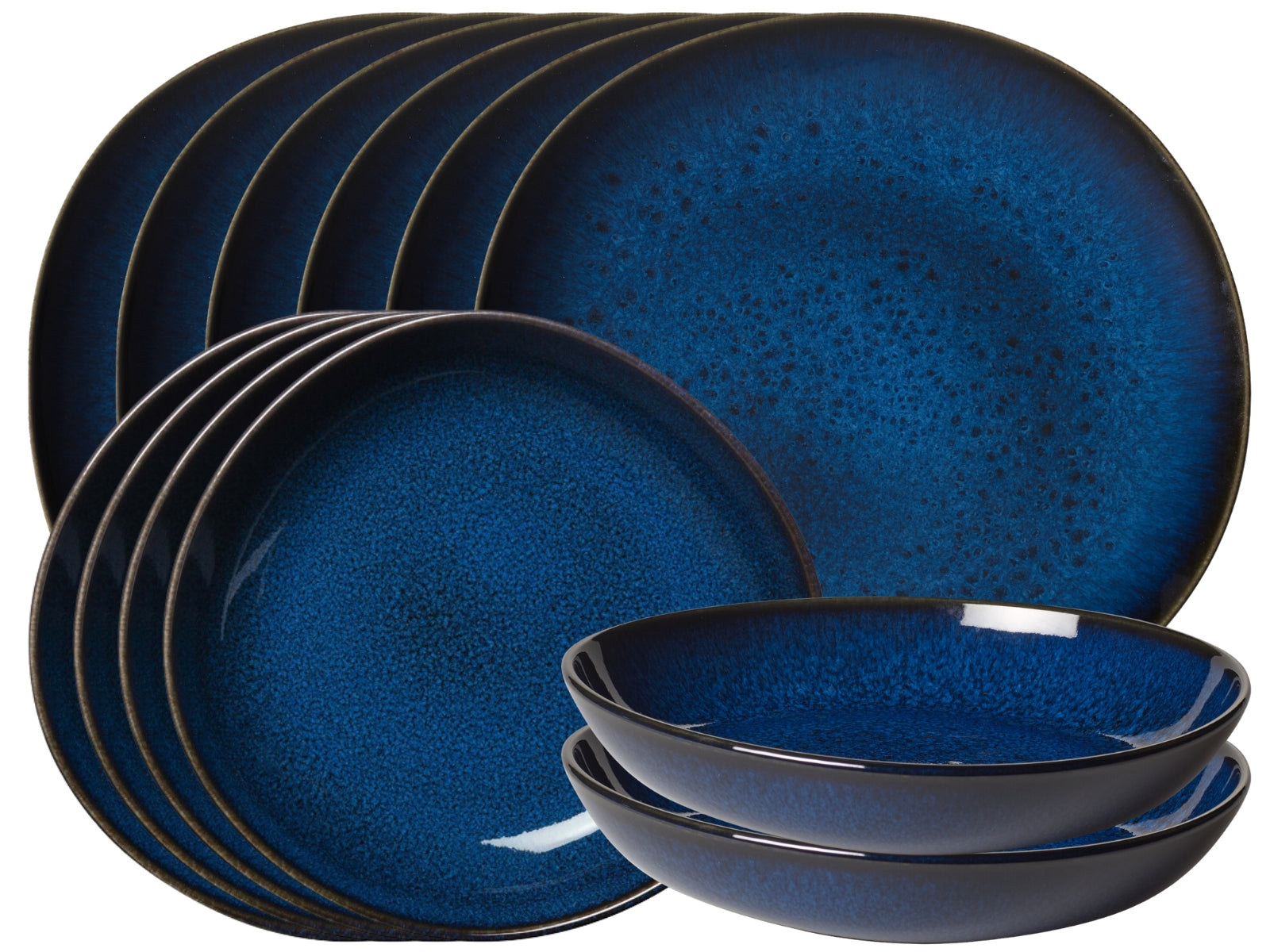 like Villeroy & Boch Lave bleu Tafelset 12tlg