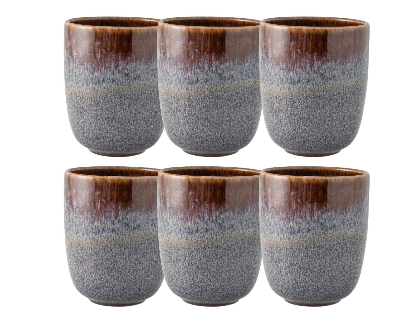 like Villeroy & Boch Lave beige Becher ohne Henkel Set 0,4 l Set6