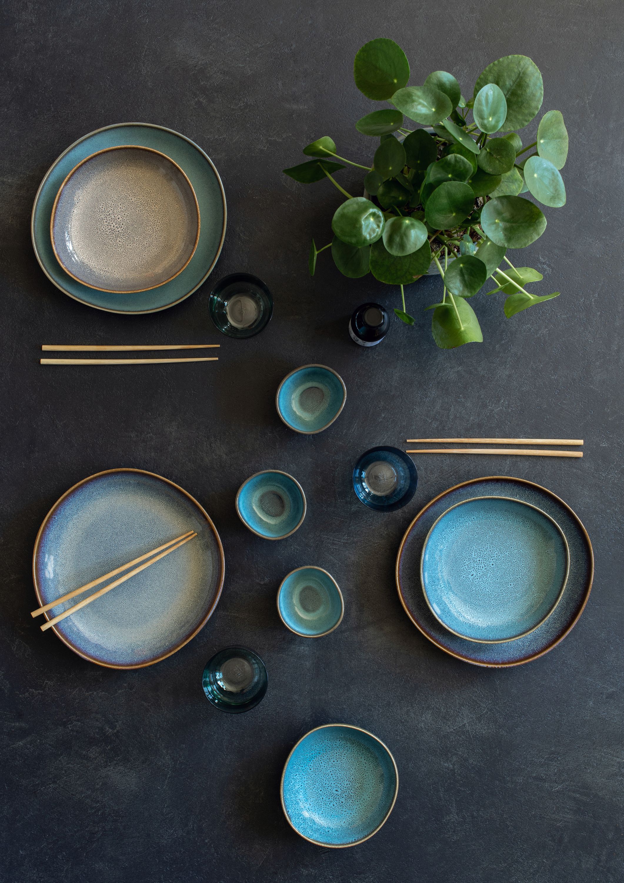 like. by Villeroy & Boch Lave glace Tafelset 12tlg