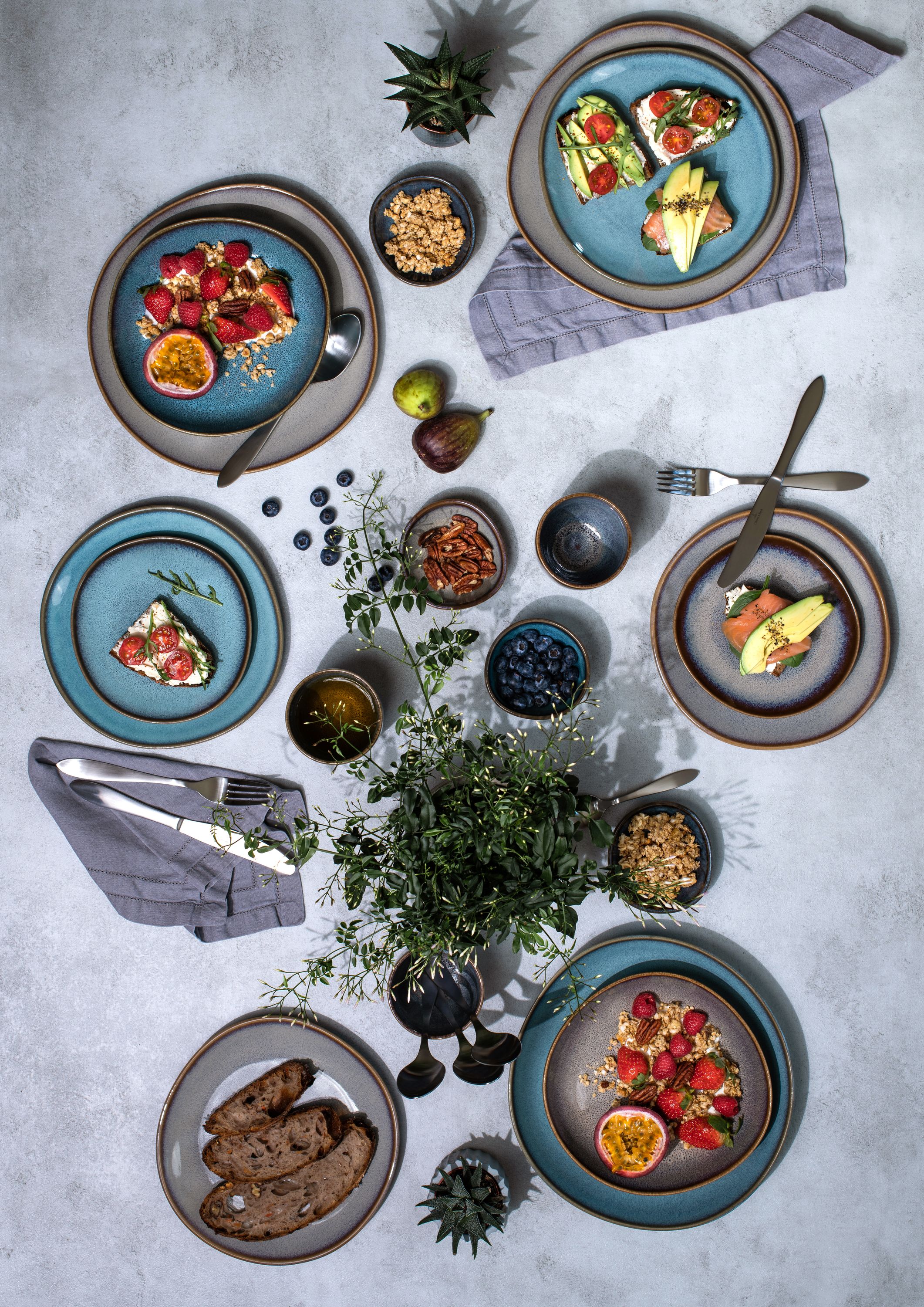 like. by Villeroy & Boch Lave glace Tafelset 12tlg