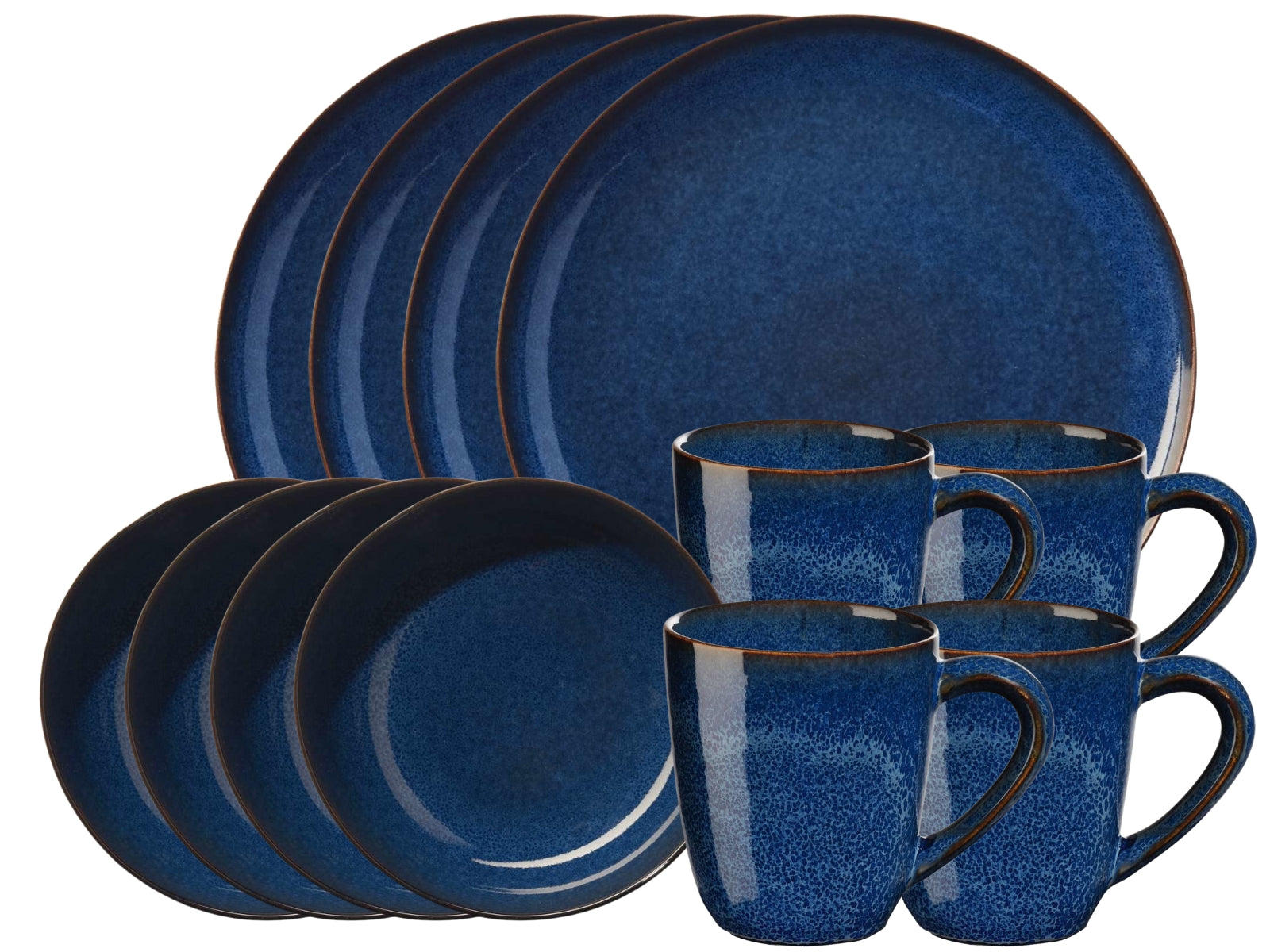 ASA SAISONS Frühstücksset 12tlg midnight blue