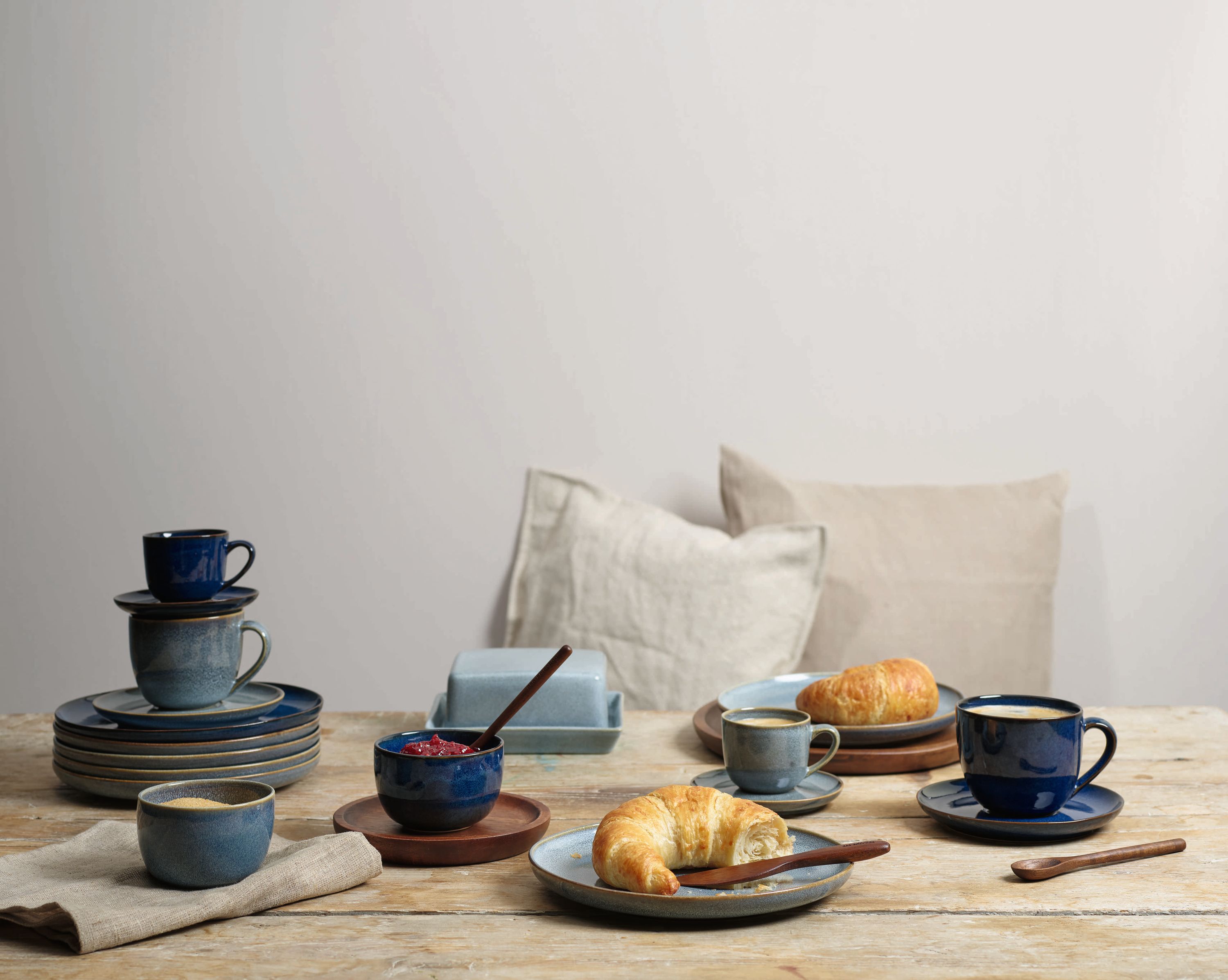 ASA Selection SAISONS Frühstücksset denim 18tlg