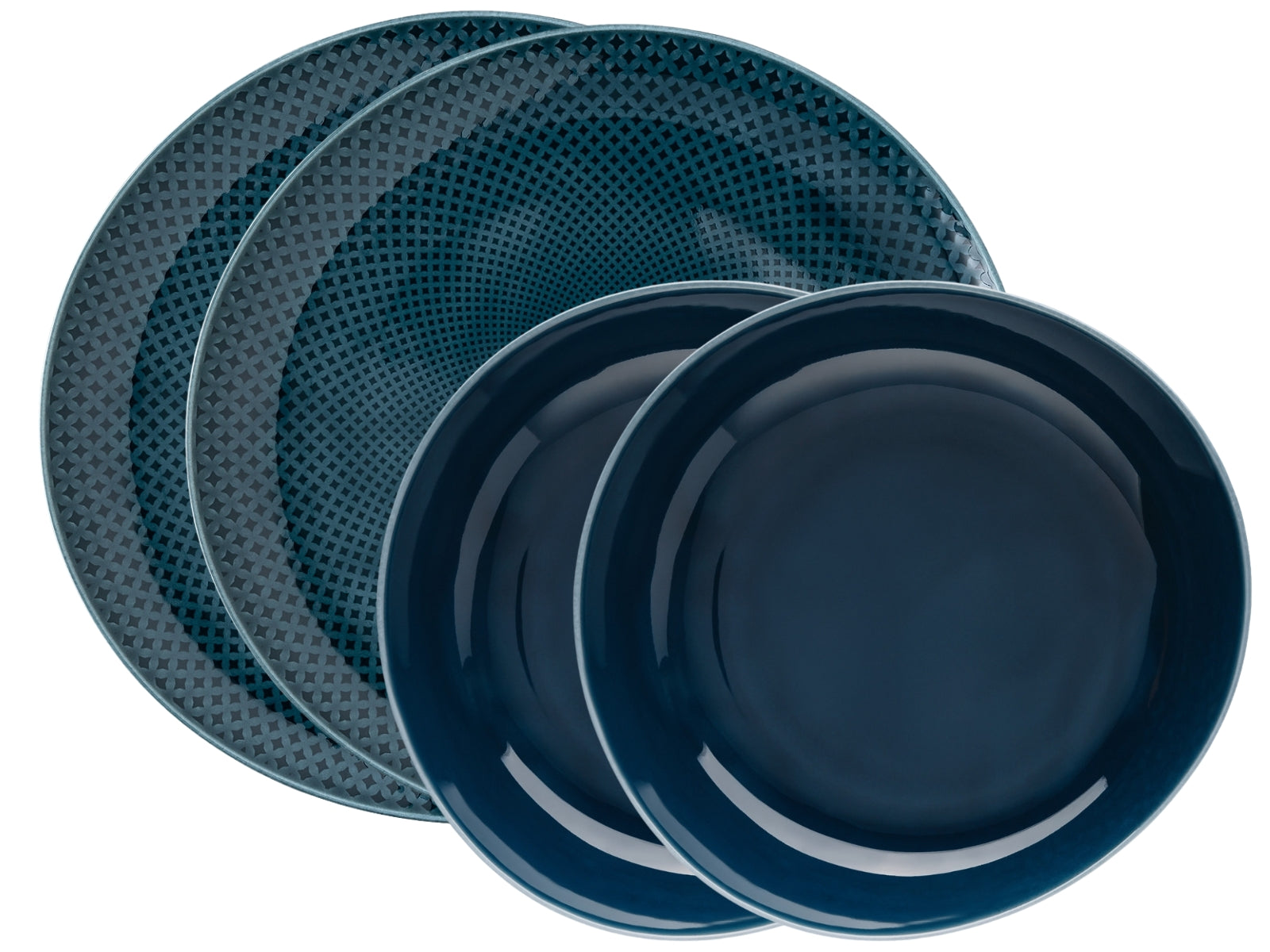 Rosenthal Junto Ocean Blue Tafelset 4tlg