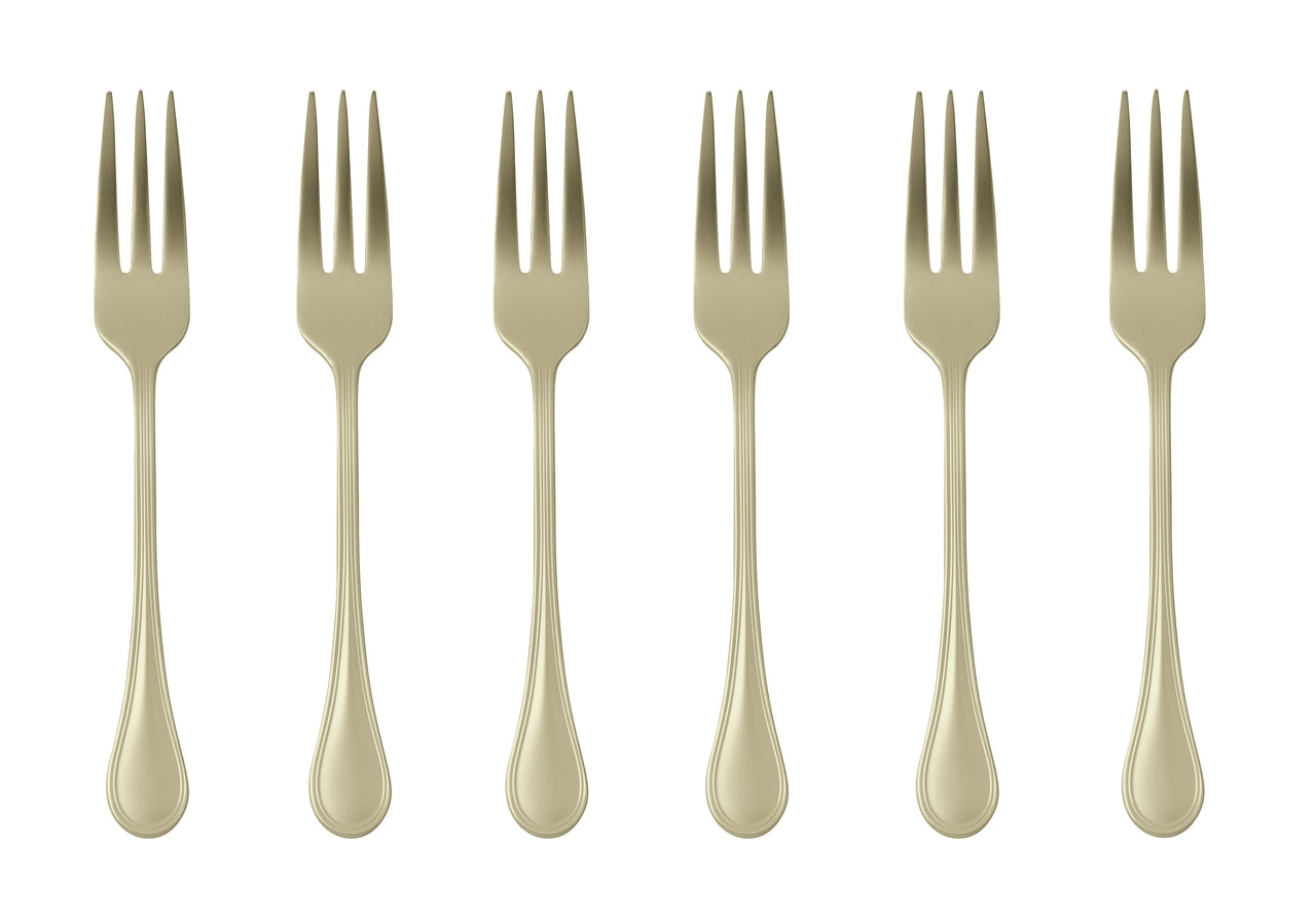 Sambonet Royal Antique Edelst./PVD Champ Kuchengabeln Set6