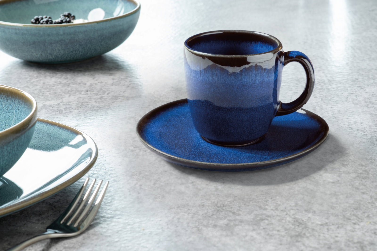 like. by Villeroy & Boch Lave bleu Kaffeeobertasse