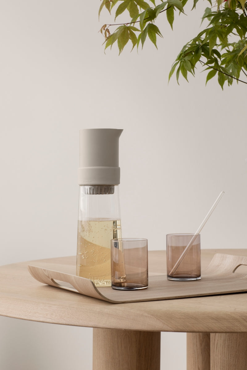 Blomus SALA Glastrinkhalme gebogen smoke Set6 Lifestyle 1