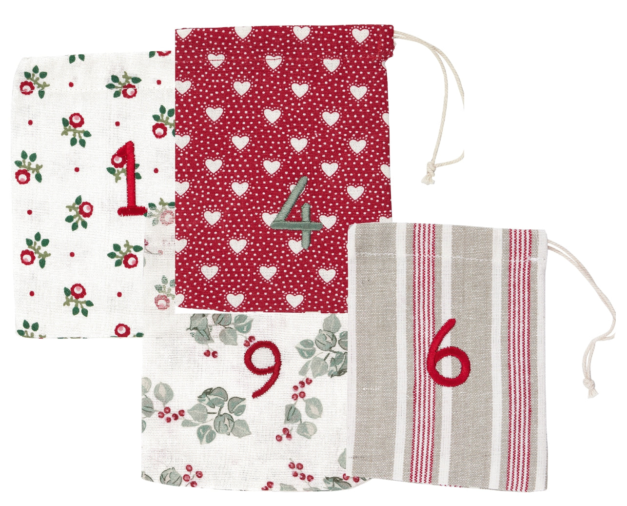 Greengate Charline Kalender white Set25