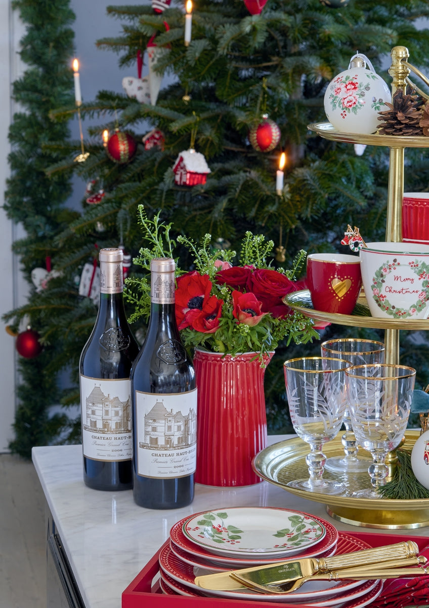 Greengate Christmas Car Magnet red Set4 Lifestyle 2