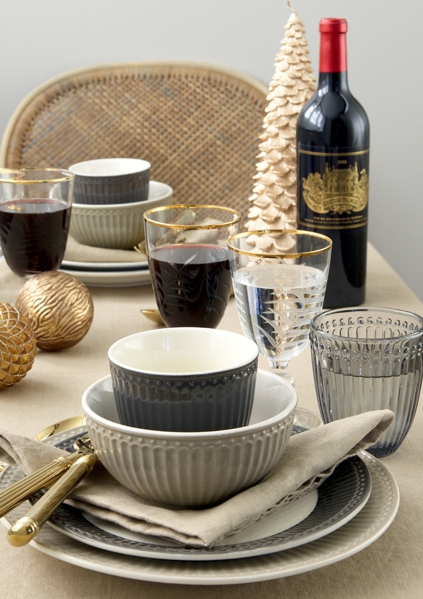 Alice Speiseteller dark chocolate 26,5 cm Set6 Lifestyle2