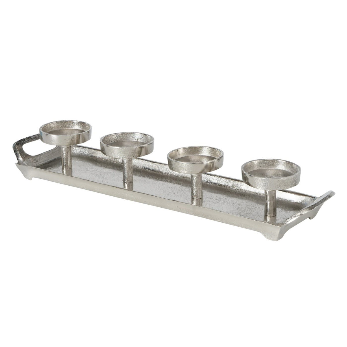 Boltze Aigna Kerzenleuchter silber 50 cm