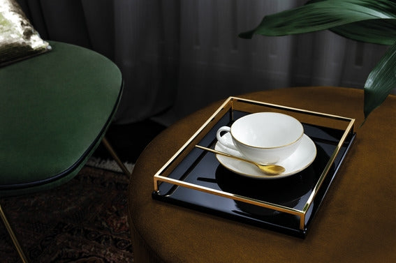 Villeroy & Boch Signature Anmut Gold Teetasse mit Untertasse 2tlg.