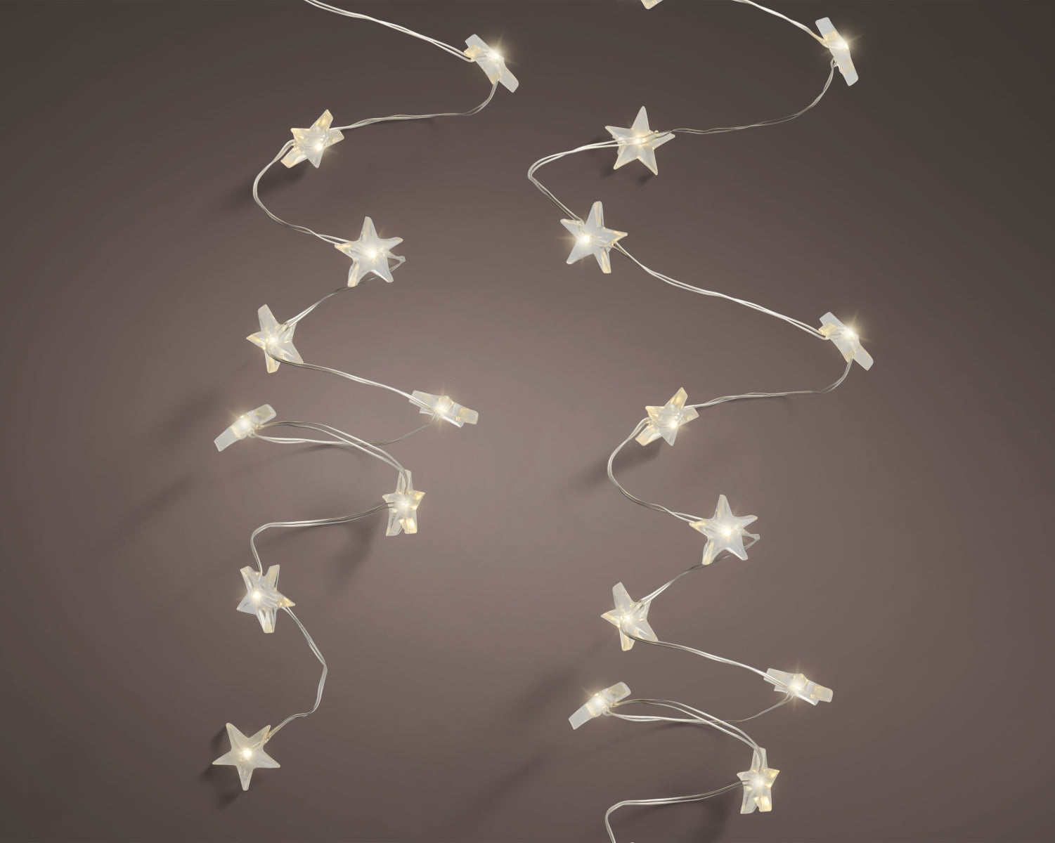 Lumineo Micro LED Strangbeleuchtung Stern 95 cm