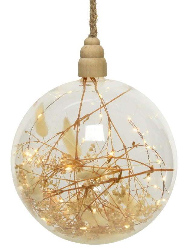 Lumineo Micro LED Kugel transparent 14 x 80 cm